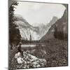 North Dome, Half Dome and Clouds Rest, Yosemite Valley, California, USA, 1902-Underwood & Underwood-Mounted Photographic Print
