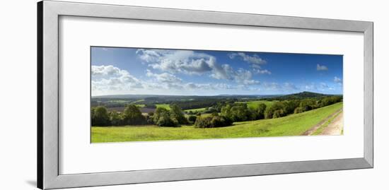 North Downs from Newlands Corner, Nr; Guildford, Surrey, England-Jon Arnold-Framed Photographic Print