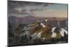 North-East View from the Northern Top of Mount Kosciusko, 1863-Eugene Von Guerard-Mounted Giclee Print