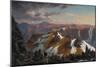North-east View From the Northern Top of Mount Kosciusko-Eugene Von Guerard-Mounted Giclee Print