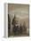 North-East View of St Paul's Cathedral by Moonlight, City of London, 1850-null-Framed Premier Image Canvas