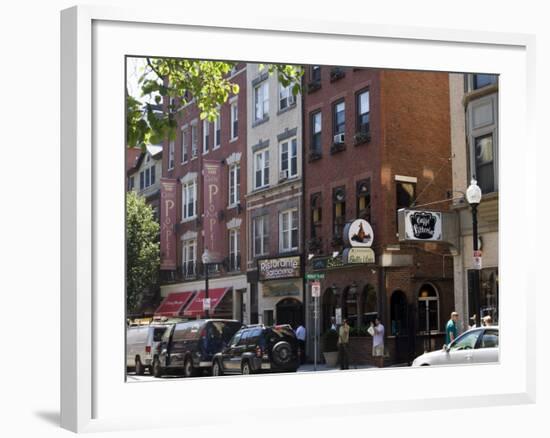 North End, Little Italy, Boston, Massachusetts, New England, USA-Amanda Hall-Framed Photographic Print