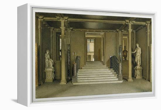 North Entrance Hall at Chatsworth House-William Henry Hunt-Framed Premier Image Canvas