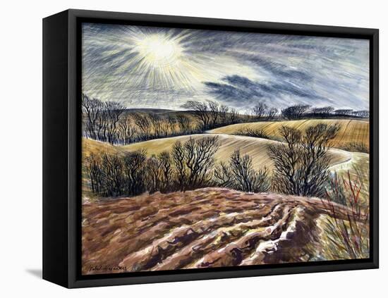 North Essex Landscape 1, c.1949-Isabel Alexander-Framed Premier Image Canvas