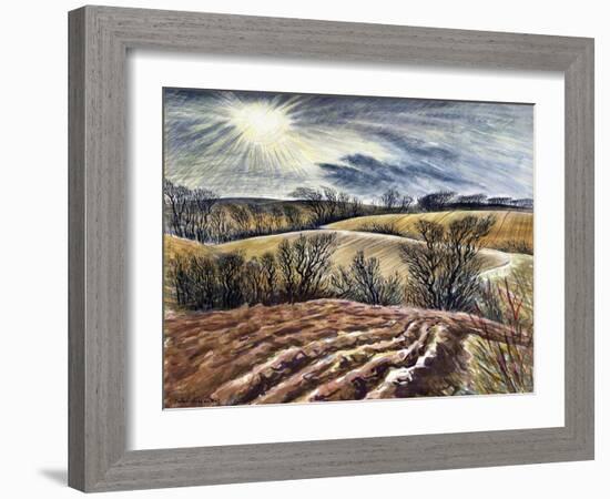 North Essex Landscape 1, c.1949-Isabel Alexander-Framed Giclee Print