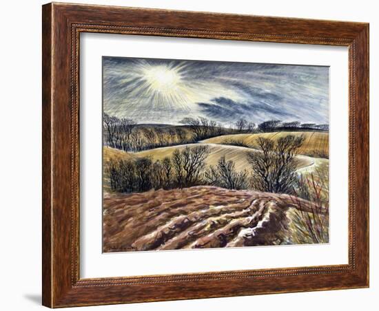 North Essex Landscape 1, c.1949-Isabel Alexander-Framed Giclee Print