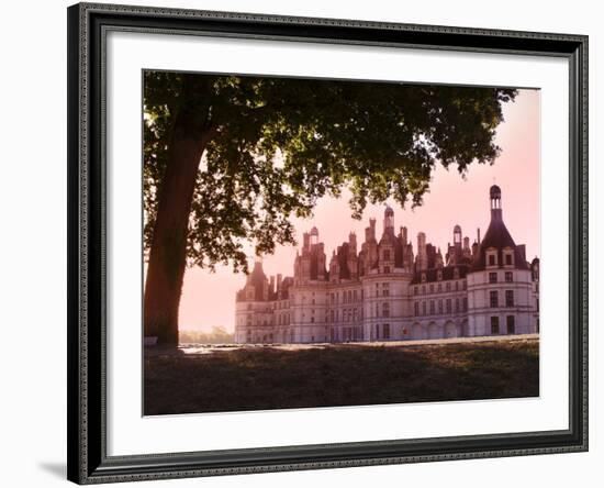 North Facade in the Early Morning, Chateau De Chambord, Loir-Et-Cher, Loire Valley, France-Dallas & John Heaton-Framed Photographic Print