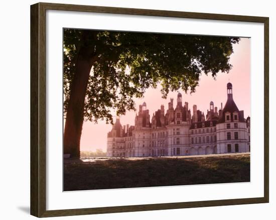 North Facade in the Early Morning, Chateau De Chambord, Loir-Et-Cher, Loire Valley, France-Dallas & John Heaton-Framed Photographic Print