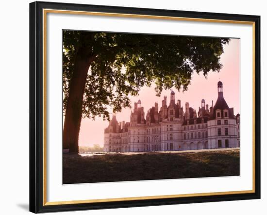 North Facade in the Early Morning, Chateau De Chambord, Loir-Et-Cher, Loire Valley, France-Dallas & John Heaton-Framed Photographic Print