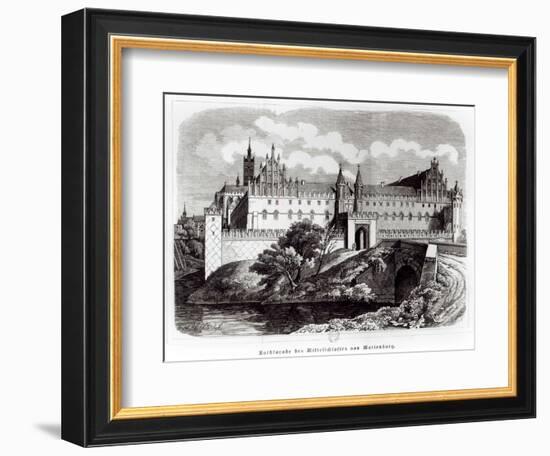 North Facade of the Castle of Marienburg-null-Framed Giclee Print