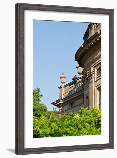 North Front, Chatsworth House, Derbyshire-null-Framed Photographic Print