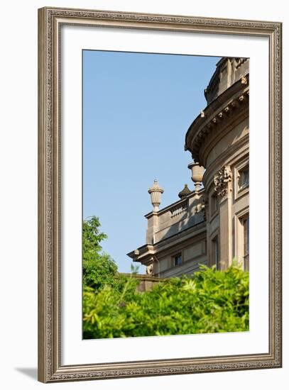 North Front, Chatsworth House, Derbyshire-null-Framed Photographic Print