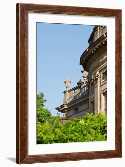 North Front, Chatsworth House, Derbyshire-null-Framed Photographic Print