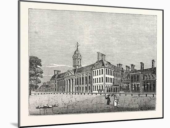 North Front of Chelsea Hospital-null-Mounted Giclee Print