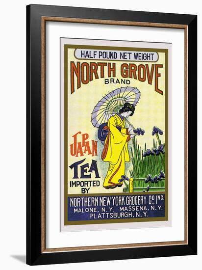 North Grove Brand Tea-null-Framed Art Print