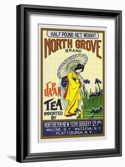 North Grove Brand Tea-null-Framed Art Print