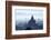 North Guni Temple, Pagodas and Stupas in Early Morning Mist at Sunrise, Bagan (Pagan)-Stephen Studd-Framed Photographic Print