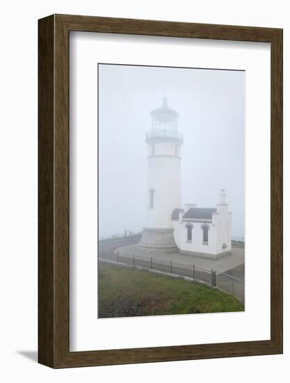 North Head Lighthouse Cape Disappointment State Park, Washington State-Alan Majchrowicz-Framed Photographic Print