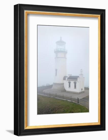 North Head Lighthouse Cape Disappointment State Park, Washington State-Alan Majchrowicz-Framed Photographic Print