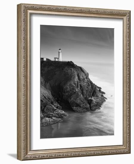 North Head Lighthouse on Cliff, Fort Canby State Park, Washington, USA-Stuart Westmorland-Framed Photographic Print