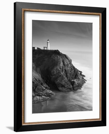 North Head Lighthouse on Cliff, Fort Canby State Park, Washington, USA-Stuart Westmorland-Framed Photographic Print
