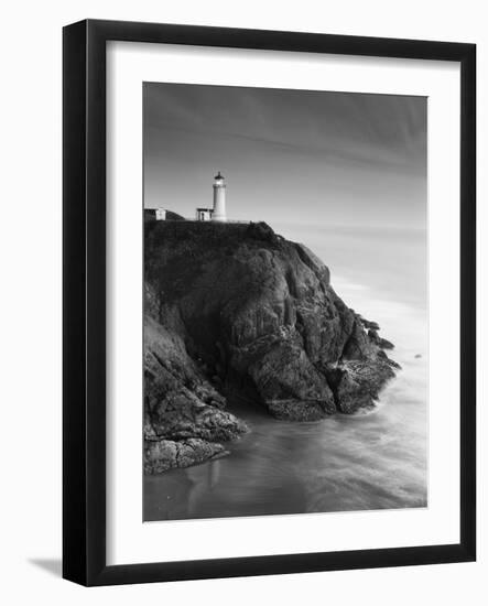 North Head Lighthouse on Cliff, Fort Canby State Park, Washington, USA-Stuart Westmorland-Framed Photographic Print