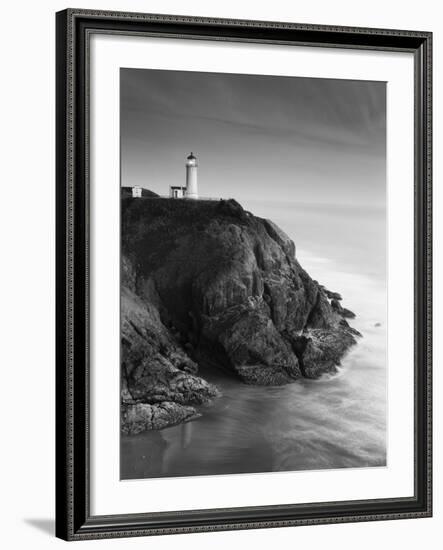 North Head Lighthouse on Cliff, Fort Canby State Park, Washington, USA-Stuart Westmorland-Framed Photographic Print