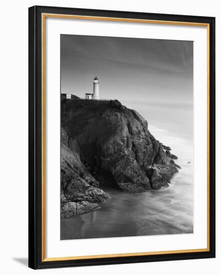 North Head Lighthouse on Cliff, Fort Canby State Park, Washington, USA-Stuart Westmorland-Framed Photographic Print