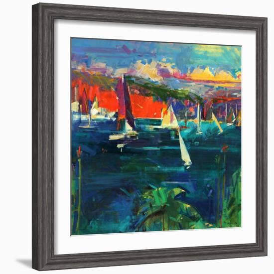 North Head, Sydney Harbour, 2012-Peter Graham-Framed Giclee Print