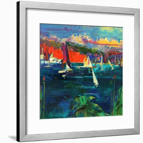 North Head, Sydney Harbour, 2012-Peter Graham-Framed Giclee Print