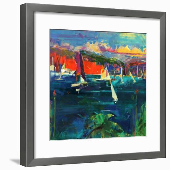 North Head, Sydney Harbour, 2012-Peter Graham-Framed Giclee Print