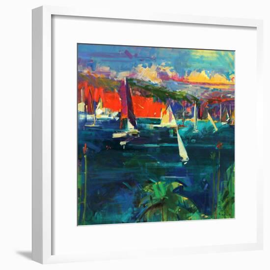 North Head, Sydney Harbour, 2012-Peter Graham-Framed Giclee Print