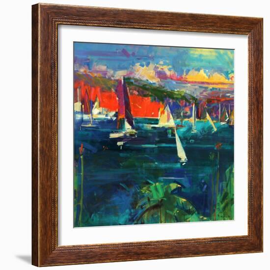 North Head, Sydney Harbour, 2012-Peter Graham-Framed Giclee Print