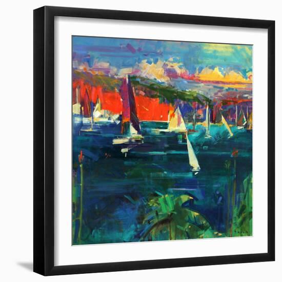 North Head, Sydney Harbour, 2012-Peter Graham-Framed Giclee Print