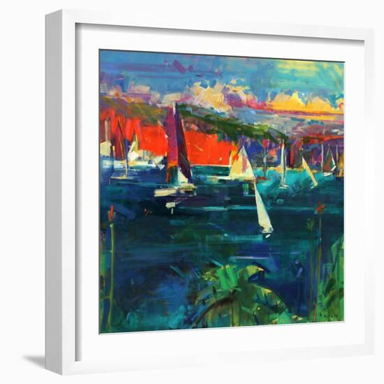 North Head, Sydney Harbour, 2012-Peter Graham-Framed Giclee Print