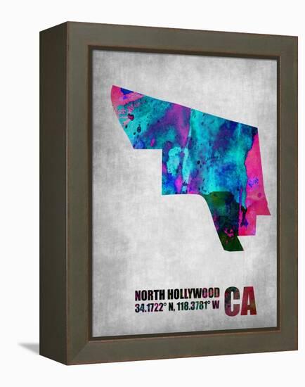 North Hollywood California-NaxArt-Framed Stretched Canvas