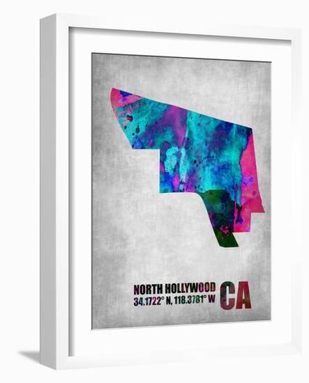 North Hollywood California-NaxArt-Framed Art Print