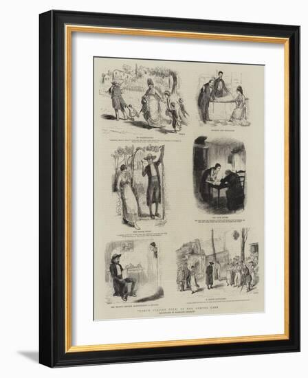 North Italian Folk-Randolph Caldecott-Framed Giclee Print