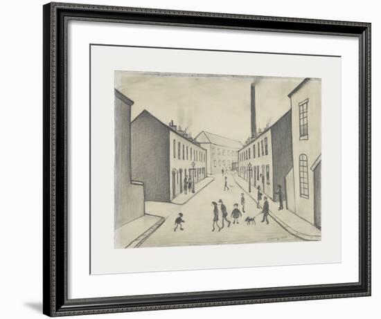 North James Henry Street, Salford, 1956-Laurence Stephen Lowry-Framed Premium Giclee Print