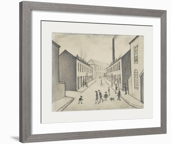 North James Henry Street, Salford, 1956-Laurence Stephen Lowry-Framed Premium Giclee Print