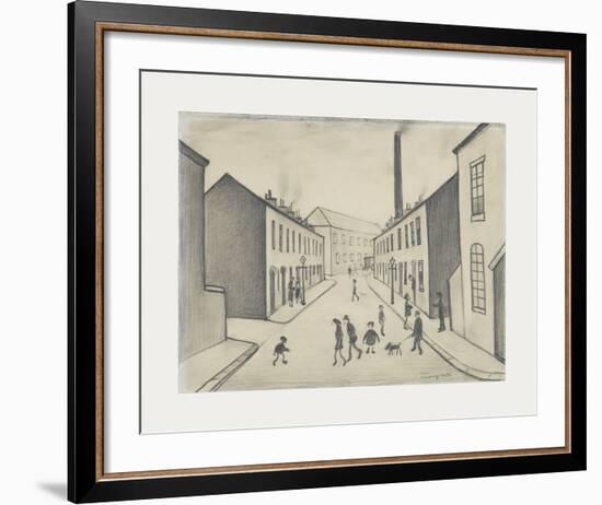 North James Henry Street, Salford, 1956-Laurence Stephen Lowry-Framed Premium Giclee Print