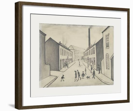 North James Henry Street, Salford, 1956-Laurence Stephen Lowry-Framed Premium Giclee Print