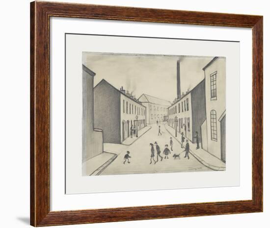 North James Henry Street, Salford, 1956-Laurence Stephen Lowry-Framed Premium Giclee Print