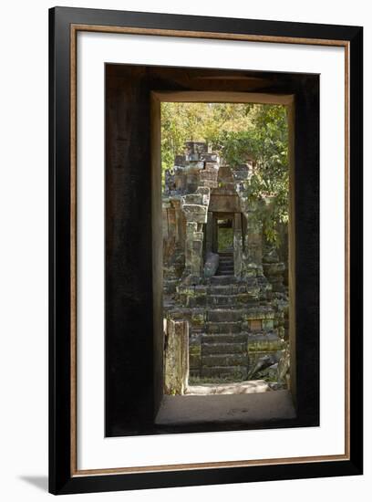 North Khleang Temple, Angkor Thom, Angkor World Heritage Site, Siem Reap, Cambodia-David Wall-Framed Photographic Print