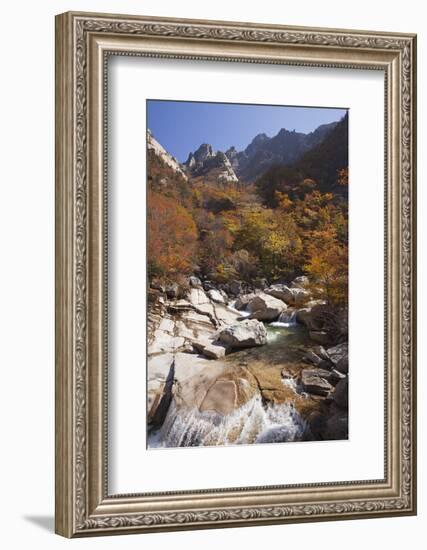 North Korea, Kumgang. Kumgang Mountains in Autumn.-Katie Garrod-Framed Photographic Print