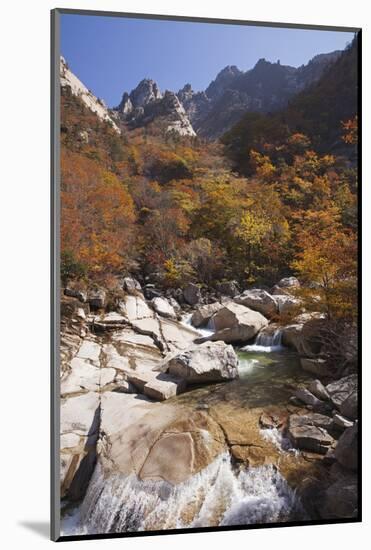 North Korea, Kumgang. Kumgang Mountains in Autumn.-Katie Garrod-Mounted Photographic Print