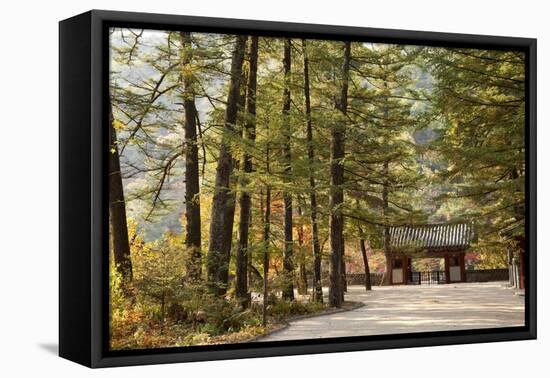 North Korea, Myohyang. Pohyon Temple, Located on the Slopes of the Myohyang Mountains-Katie Garrod-Framed Premier Image Canvas