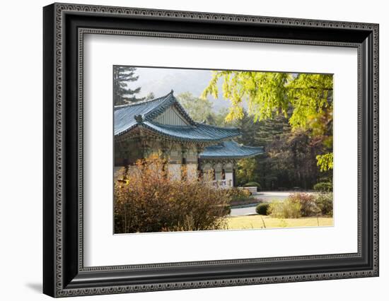 North Korea, Myohyang. Pohyon Temple, Located on the Slopes of the Myohyang Mountains-Katie Garrod-Framed Photographic Print