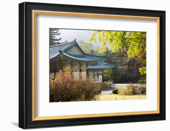 North Korea, Myohyang. Pohyon Temple, Located on the Slopes of the Myohyang Mountains-Katie Garrod-Framed Photographic Print