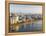 North Korea, Pyongyang, Elevated City Skyline Including the Ryugyong Hotel and Taedong River-Gavin Hellier-Framed Premier Image Canvas